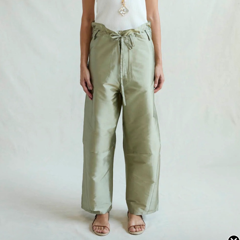 Techno Taffeta Barrel Pants - Chan Luu (BNWT)